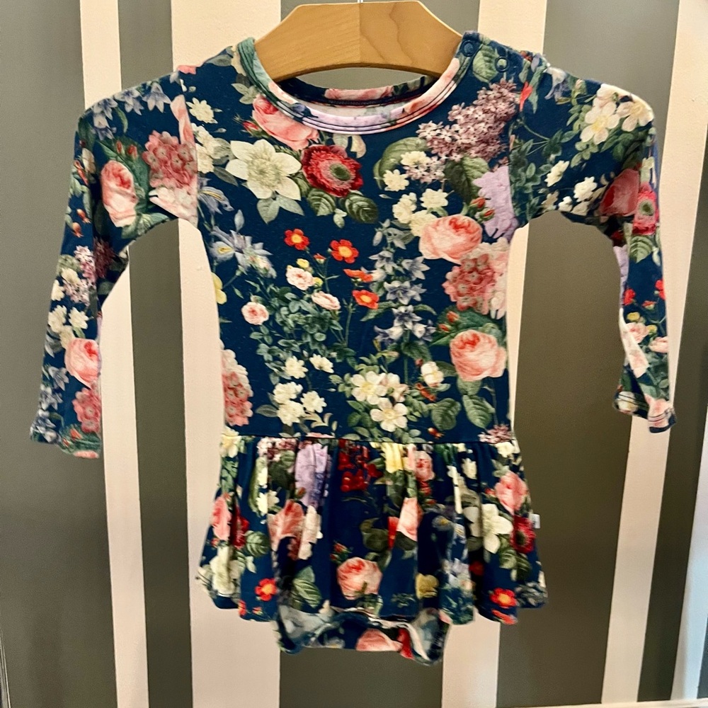 Posh Peanut Twirl Bodysuit Dress